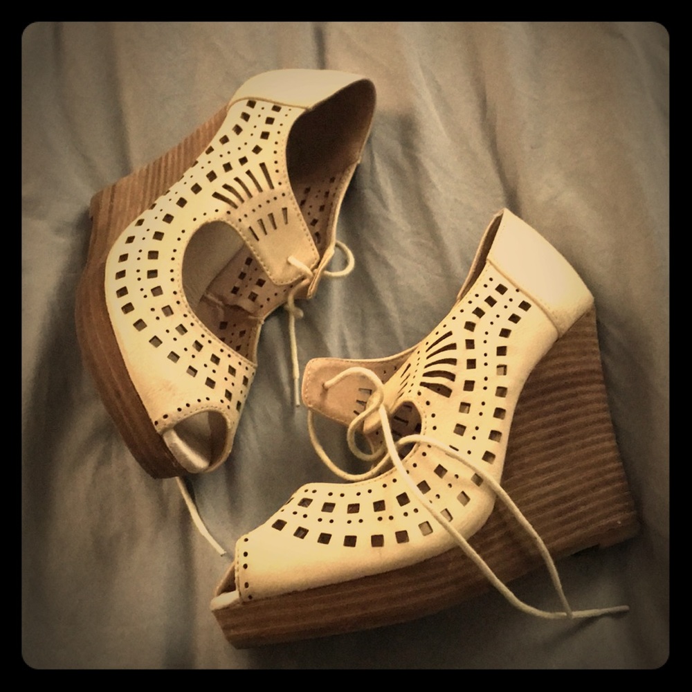 Cute platform heel